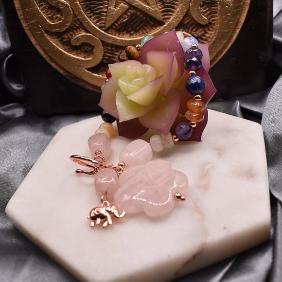 Handmade, Spiritual, Metaphysical, Kismet Gem Jewelry - Multi-faceted Gemstone Beaded Bracelet